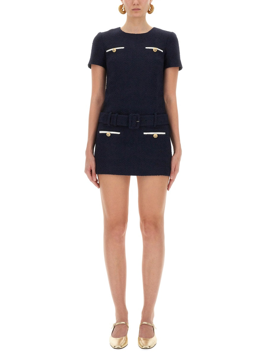 Self-Portrait Women Mini Boucle Dress by Luosophy