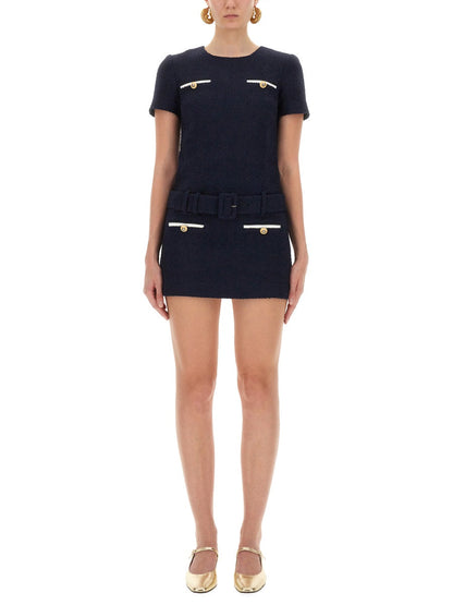 Self-Portrait Women Mini Boucle Dress by Luosophy