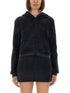 Alexander Wang Women Cotton Terry Sweatshirt With Zipper by Luosophy