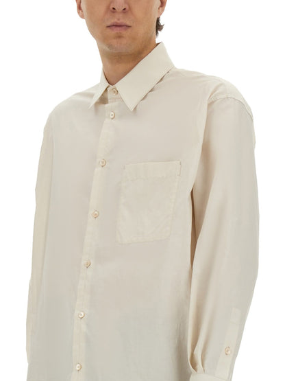 Lemaire Men Cotton And Silk Shirt by Luosophy