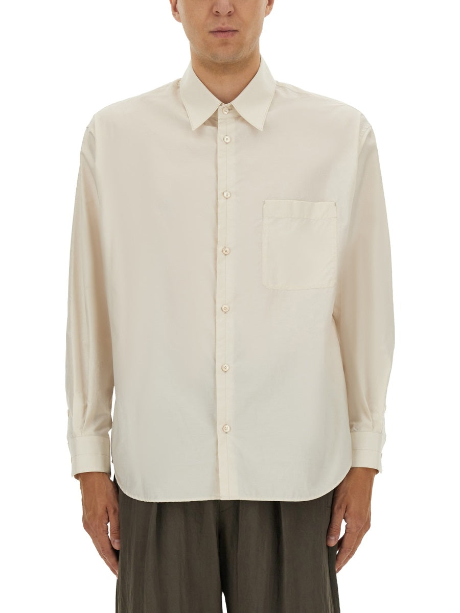Lemaire Men Cotton And Silk Shirt by Luosophy