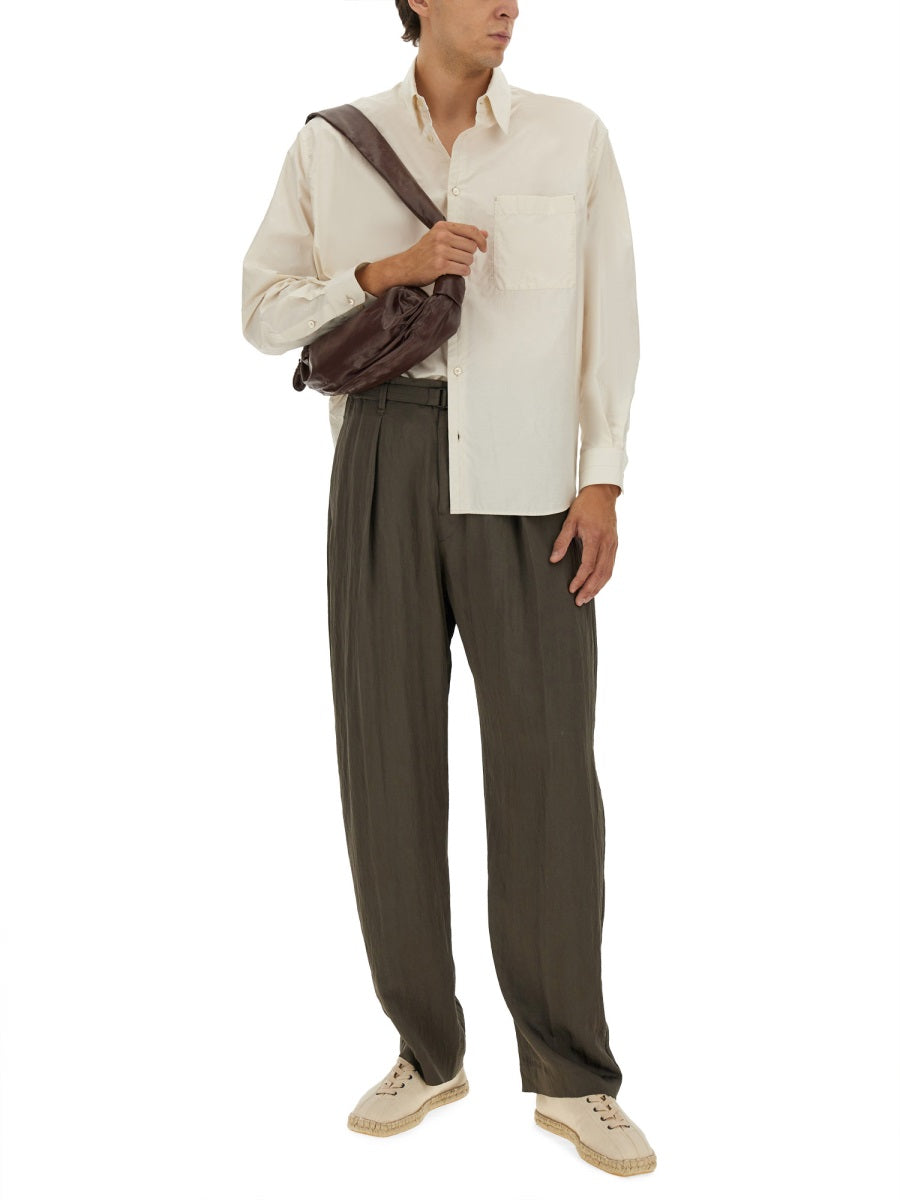 Lemaire Men Cotton And Silk Shirt by Luosophy