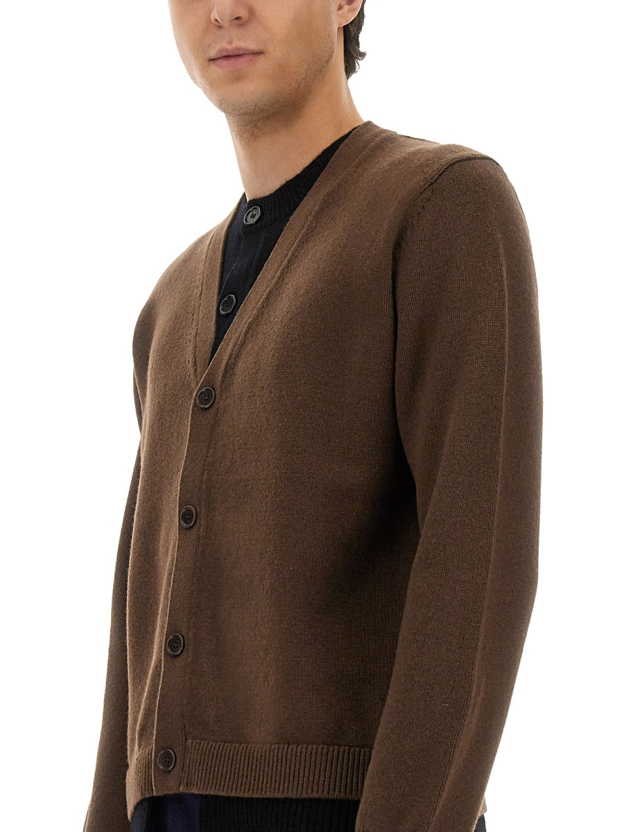 Jw Anderson Men Contrasting Layered Cardigan by Luosophy
