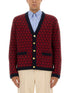 Valentino Men Cardigan With "Toute La V" Pattern by Luosophy