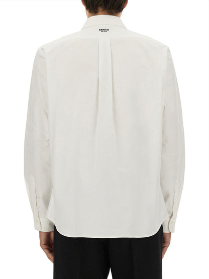 Kenzo Men Shirt With "Boke Flower" Embroidery by Luosophy