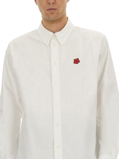 Kenzo Men Shirt With "Boke Flower" Embroidery by Luosophy