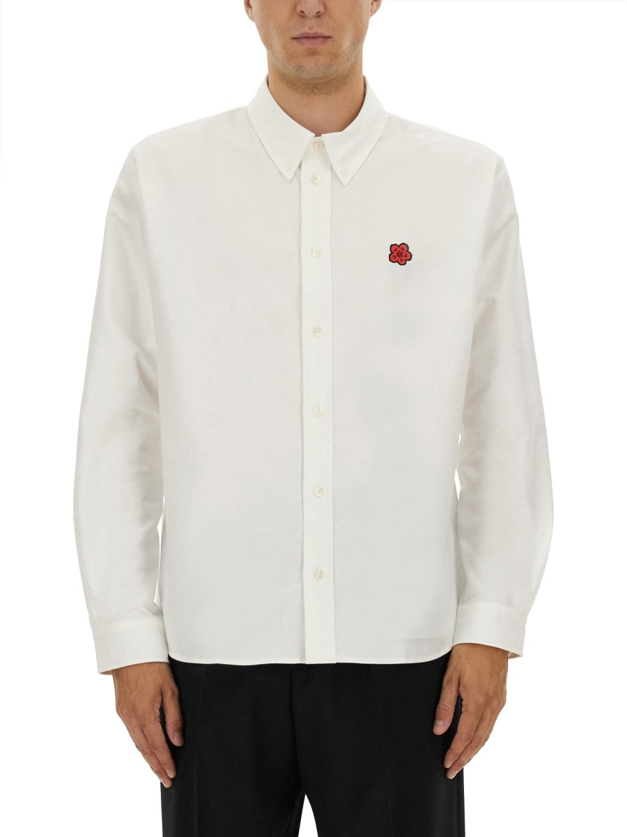 Kenzo Men Shirt With "Boke Flower" Embroidery by Luosophy