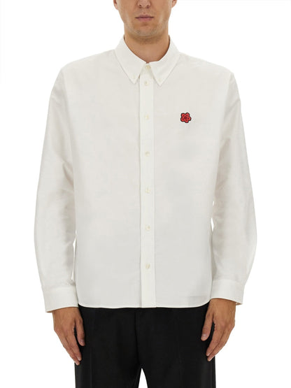 Kenzo Men Shirt With "Boke Flower" Embroidery by Luosophy