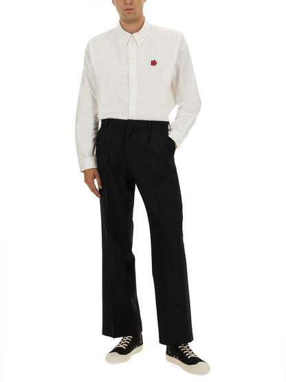 Kenzo Men Shirt With "Boke Flower" Embroidery by Luosophy
