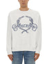 Moschino Men Sweatshirt With Laurel Crown Logo Embroidery by Luosophy