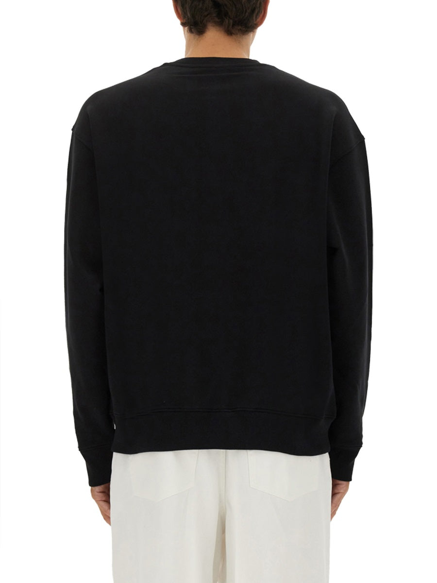 Moschino Men Sweatshirt With Laurel Crown Logo Embroidery by Luosophy