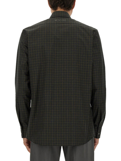 Moschino Men Shirt With Goose Embroidery by Luosophy
