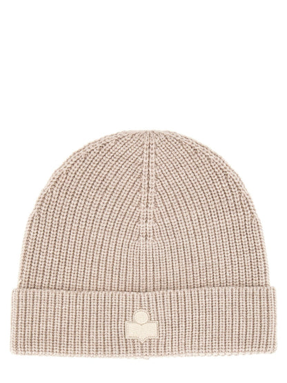 Isabel Marant Women Wool Hat With Logo Patch by Luosophy