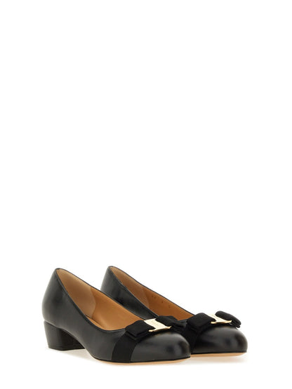 Ferragamo Women Leather "Vara" Shoe by Luosophy