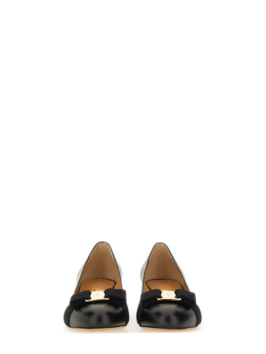 Ferragamo Women Leather "Vara" Shoe by Luosophy