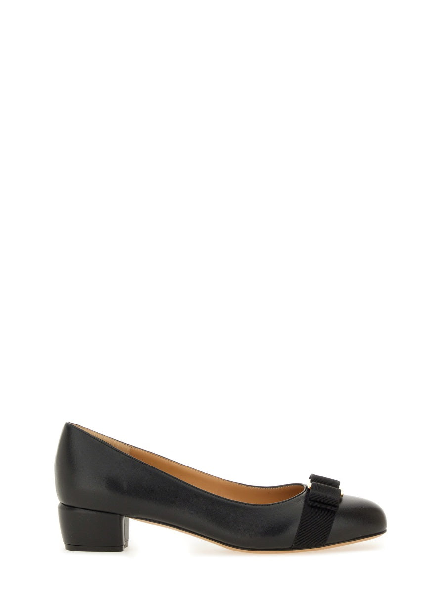 Ferragamo Women Leather "Vara" Shoe by Luosophy