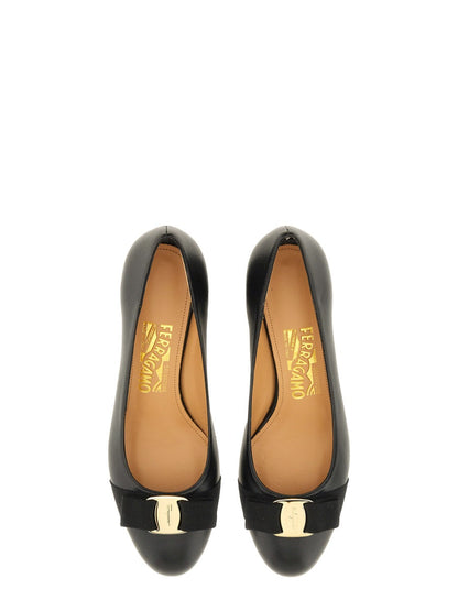 Ferragamo Women Leather "Vara" Shoe by Luosophy