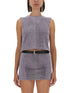 Self-Portrait Women Metal Mesh Top by Luosophy