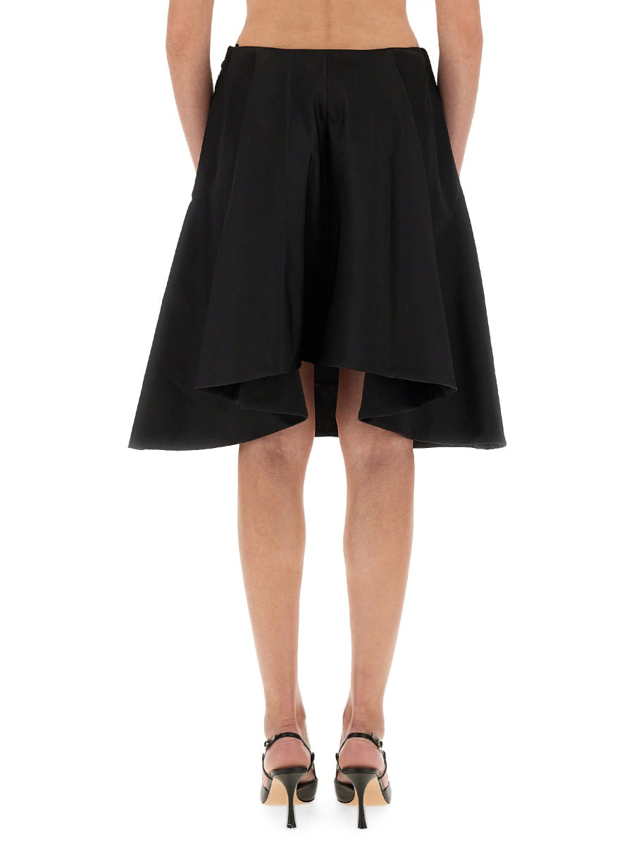 Alexander Mcqueen Women Flared Midi Skirt by Luosophy