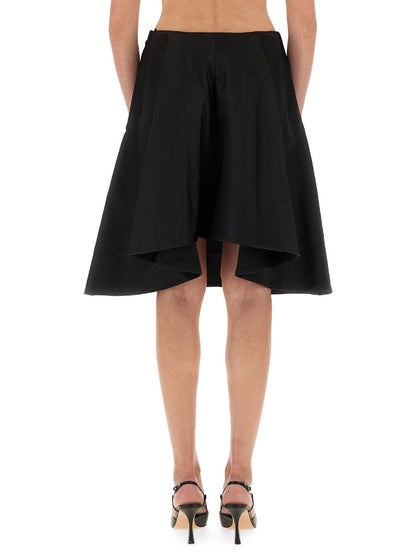 Alexander Mcqueen Women Flared Midi Skirt by Luosophy