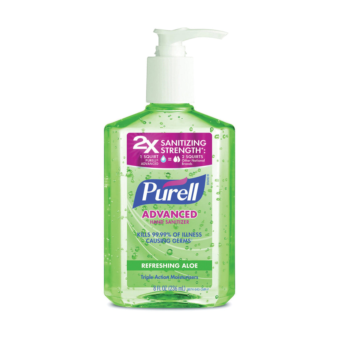 Purell Soothing Gel Advanced Hand Sanitizer Pump Bottle, 8 Ounce by Pasteur Pharmacy