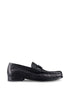 Ferragamo Men Grained Leather Gancini Loafers by Luosophy
