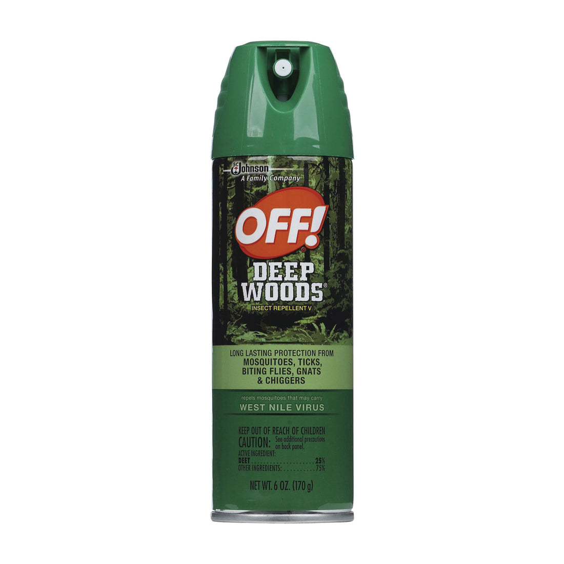 Off! Deep Woods Insect Repellent 6 Oz. Aerosol Can 