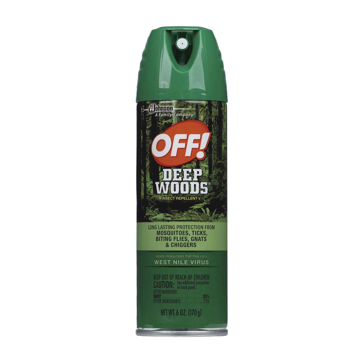 Off! Deep Woods Insect Repellent 6 Oz. Aerosol Can