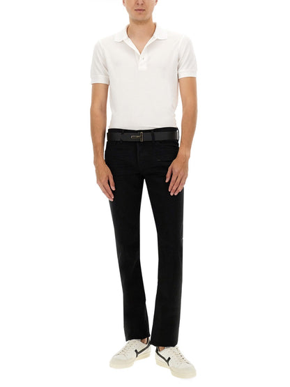 Tom Ford Men Pique Polo. by Luosophy