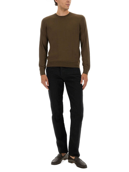 Tom Ford Men Fine Merino Virgin Wool Sweater by Luosophy