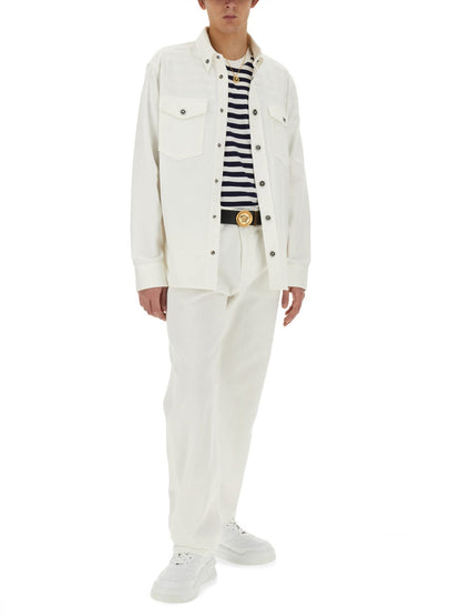 Versace Men Striped T-Shirt by Luosophy