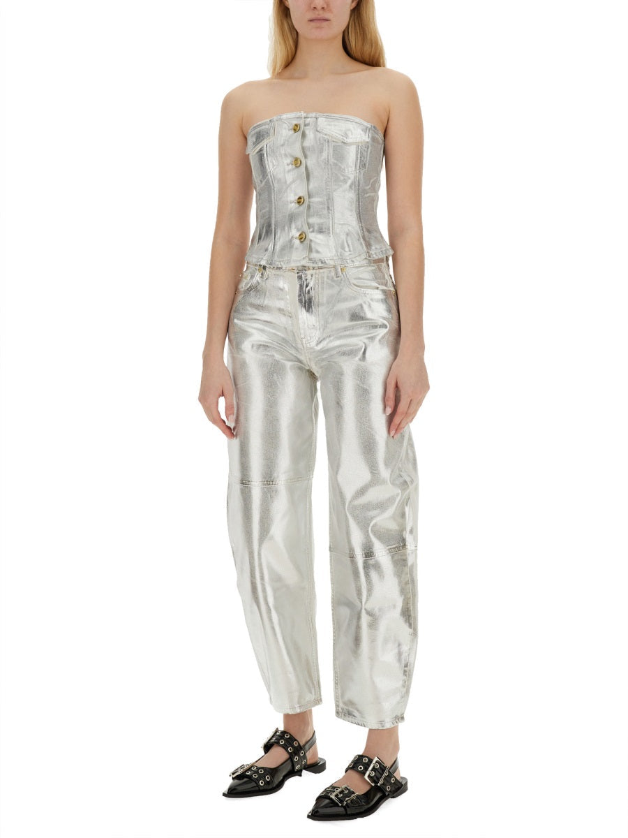 Ganni Women Denim Top by Luosophy