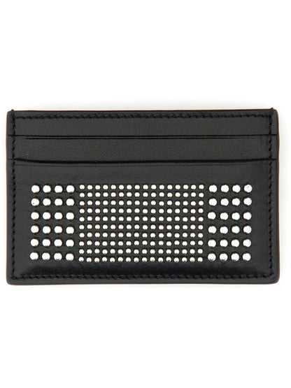 Alexander Mcqueen Men Leather Card Holder by Luosophy