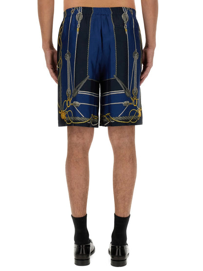 Versace Men Twill Bermuda Shorts by Luosophy