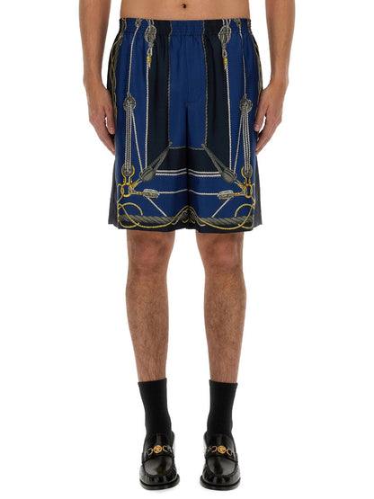 Versace Men Twill Bermuda Shorts by Luosophy