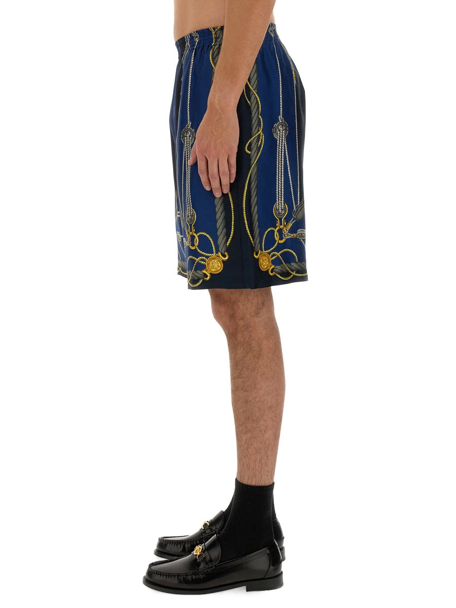 Versace Men Twill Bermuda Shorts by Luosophy