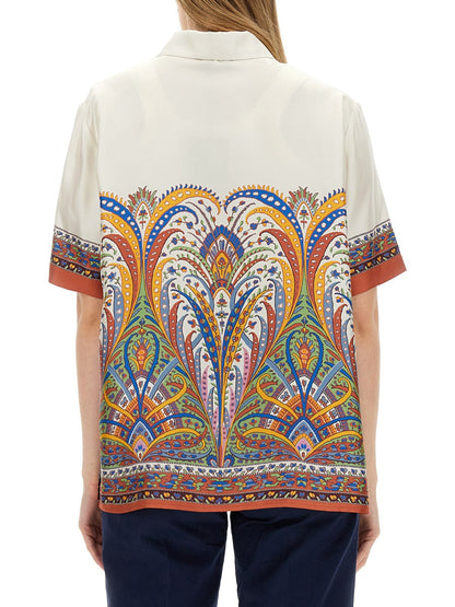 Etro Women Printed Silk Shirt by Luosophy