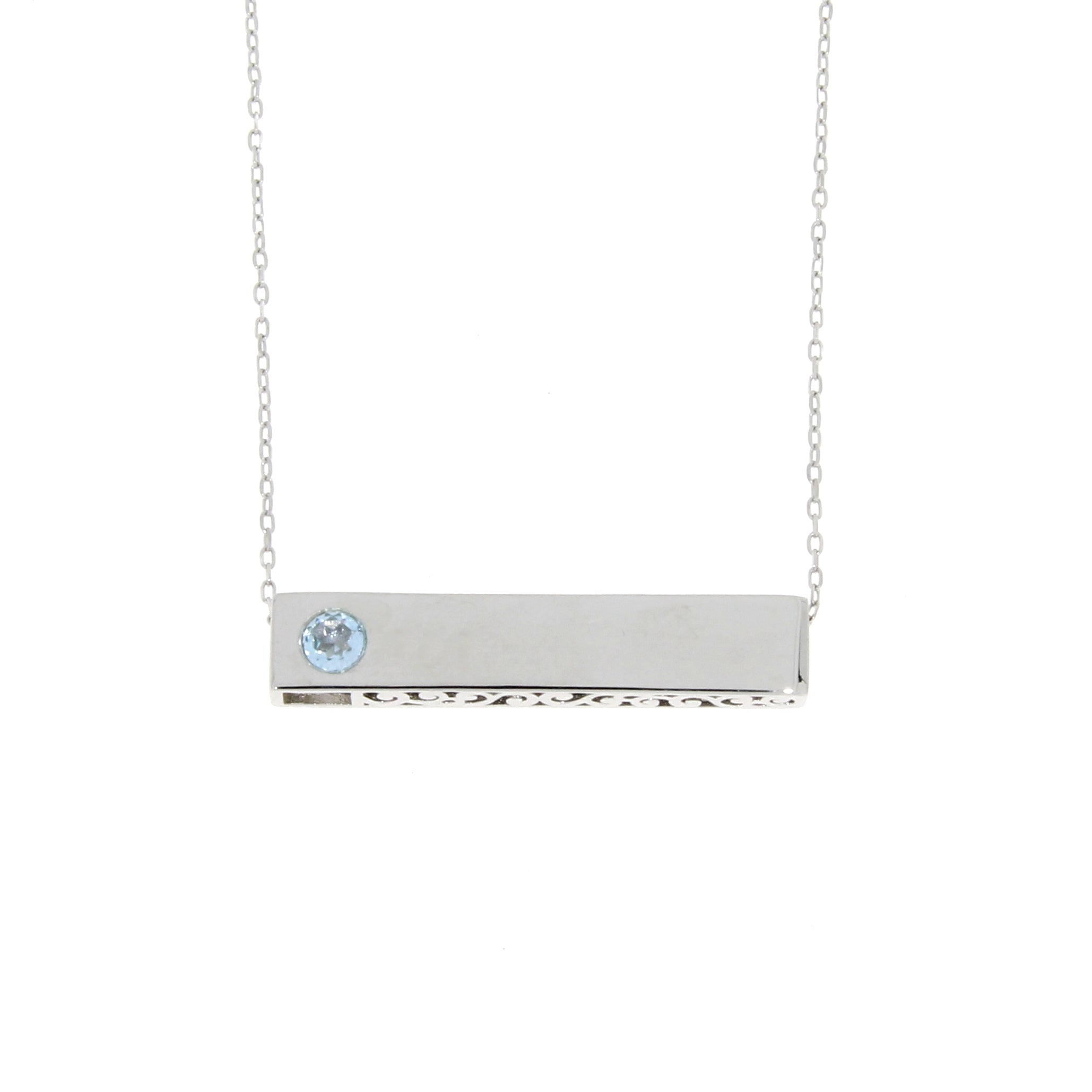 Natural Blue Topaz Fashion Pendants Sterling Silver by Bids.com