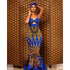 Women Clothes Popular African Digital Printing Dress Fishtail Hanging Dress Women by Ragazza