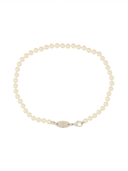 Vivienne Westwood Women "Stuart" Necklace With Swarowski Pearls  DestGlow