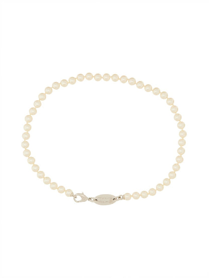 Vivienne Westwood Women "Stuart" Necklace With Swarowski Pearls  DestGlow