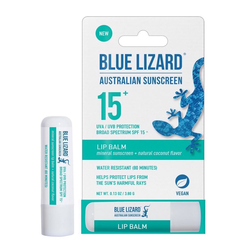 Blue Lizard Lip Balm - SPF 15+ - 0.13oz - DestGlow