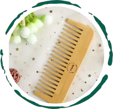 All-Natural Bamboo Hair Comb 