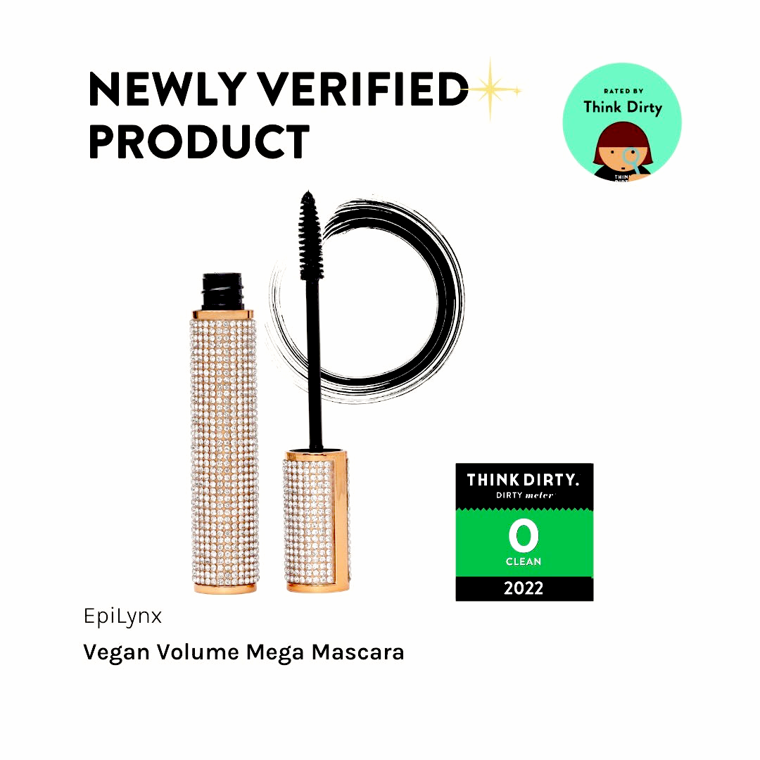 Mega Volume Vegan Mascara – Smudge-Proof with Handmade Diamond Case by EpiLynx