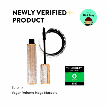 Mega Volume Vegan Mascara – Smudge-Proof with Handmade Diamond Case by EpiLynx