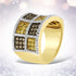 14KT Yellow Gold Champagne, Yellow and Round Diamond Band Ring (1 1/2 cttw, H-I Color, I1-I2 Clarity) by Bids.com