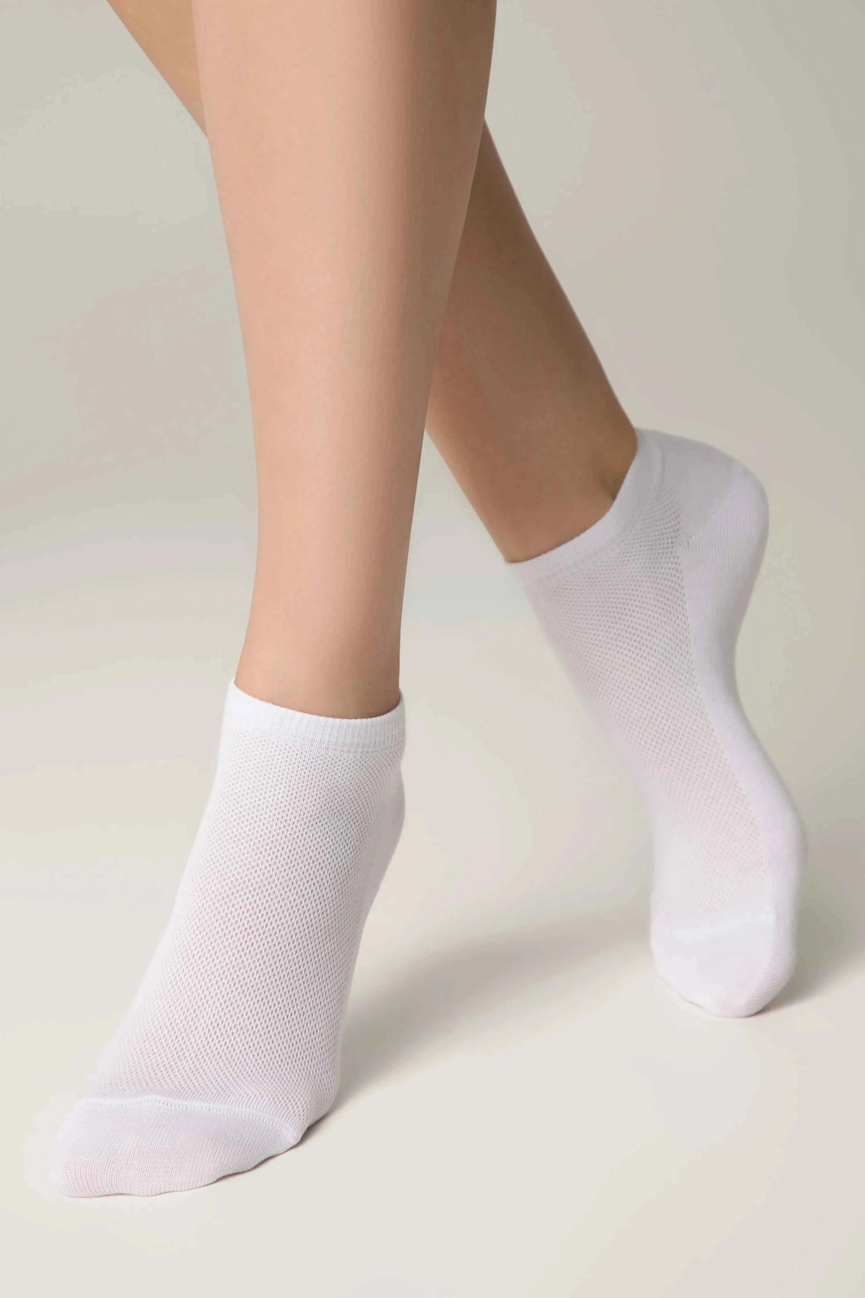 Cotton Ankle Socks Conte Active - Mesh Pattern 484