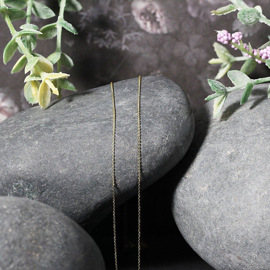 14k Yellow Gold Cable Link Chain 0.5mm  DestGlow