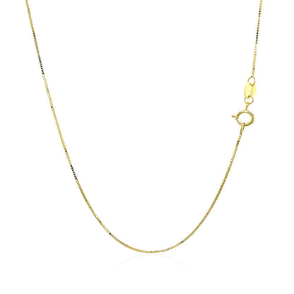 10k Yellow Gold Classic Box Chain (0.60 mm)  DestGlow