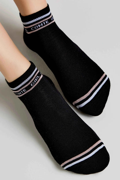 Cotton Ankle Socks Conte Active 572 - Terry Foot